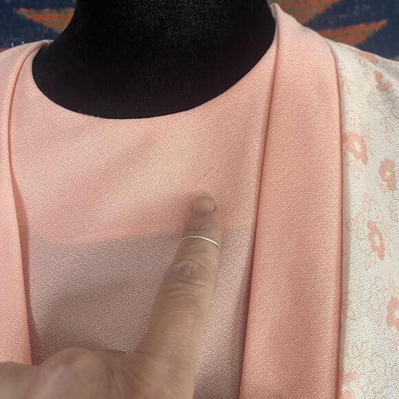 Vintage KR of NY Peplum Style Dress. Midi. Spring. Size 14. USA. 70’s/80’s. - Picture 7 of 15